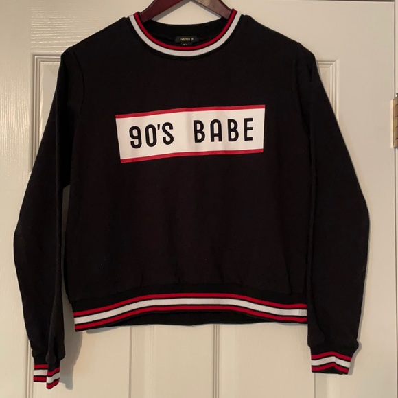 babe sweatshirt forever 21